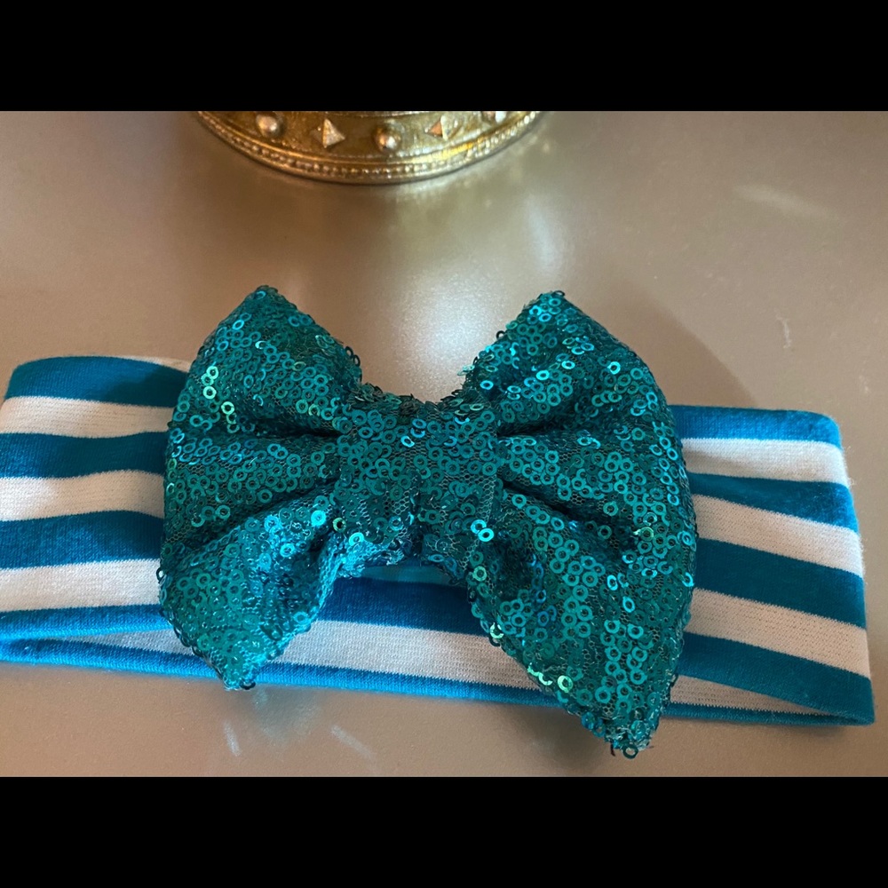 Teal Sparkle Headband